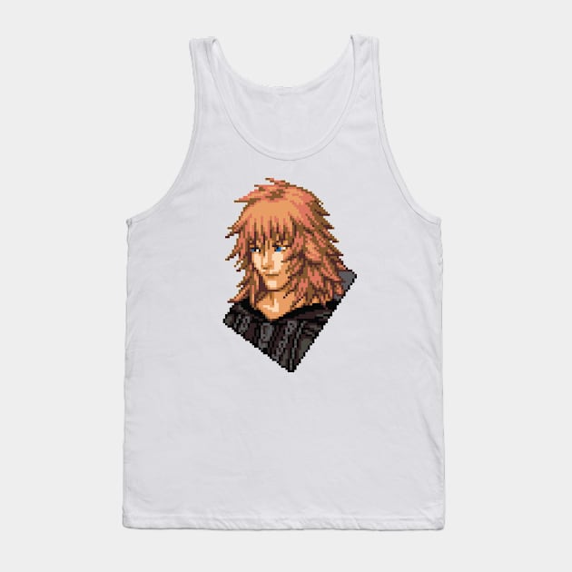 Organization XIII Marluxia Pixel Art Tank Top by inotyler